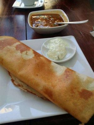  Masala Dosa - Smaczny i chrupiący placek z nadzieniem z ziemniaków i sosem kokosu!